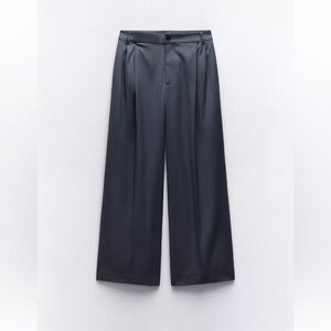 Zara Dark Gray Wide Leg Pants